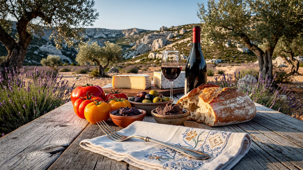 Les Alpilles se visitent d&rsquo;abord avec une fourchette, pas un appareil photo