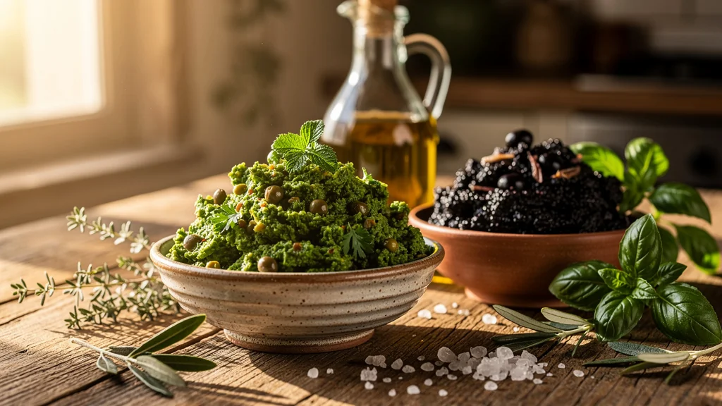 La tapenade verte mérite autant d’égards que la noire